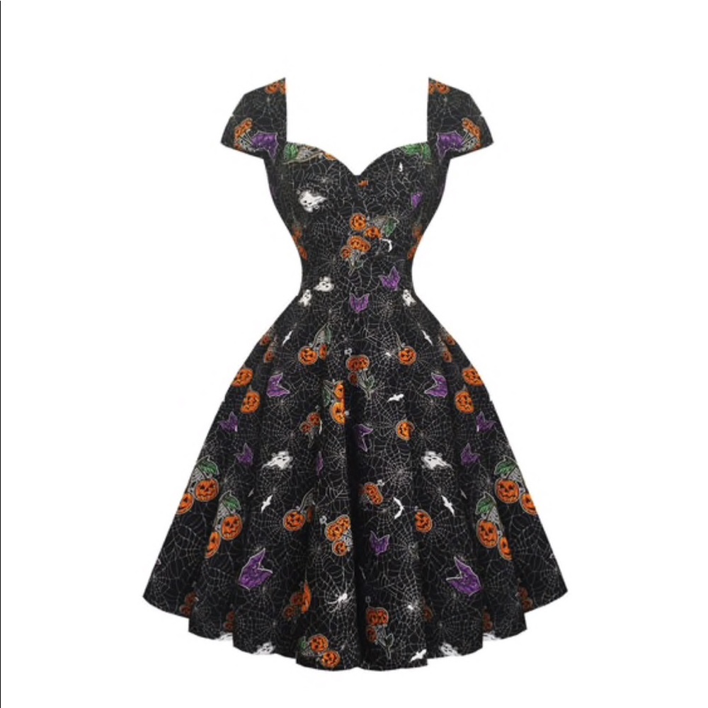 Hell Bunny Harlow 1950s Halloween midi Dress